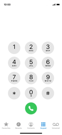 Press Keypad.
