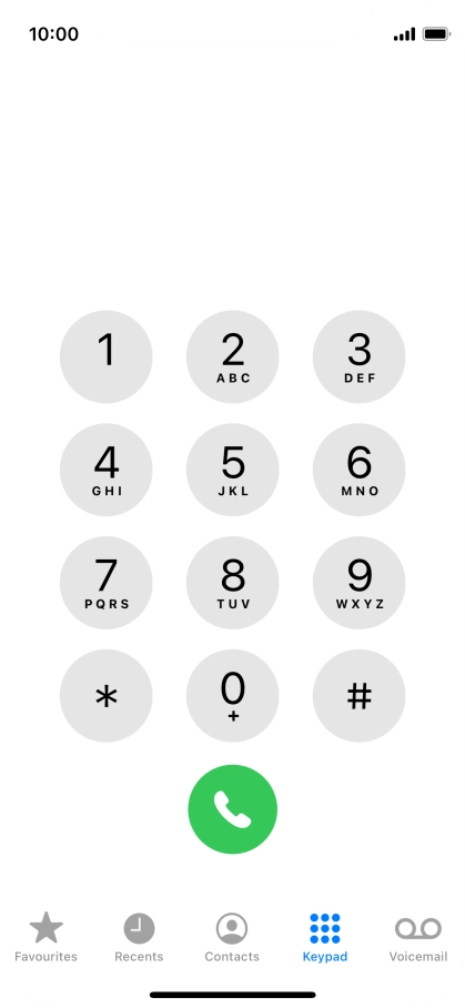 Press Keypad.