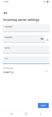 Press the drop down list below 