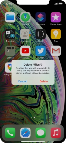 Press Delete.