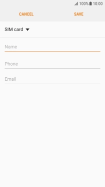 Press the address book drop down list.