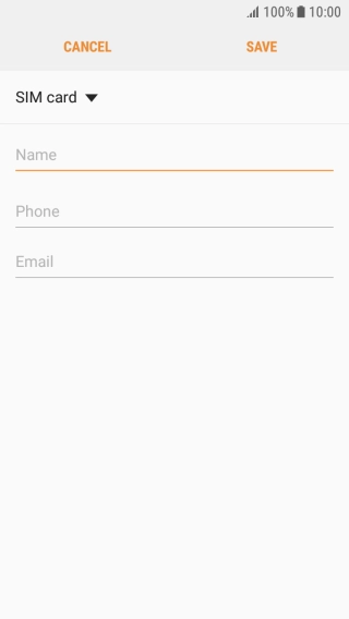Press the address book drop down list.