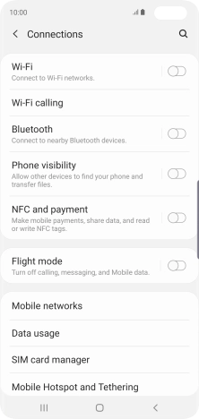 Press Wi-Fi.