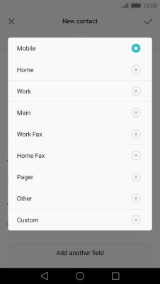 Press the required number type.
