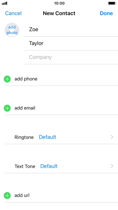 Press add phone.