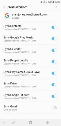 Press the Home key to return to the home screen.