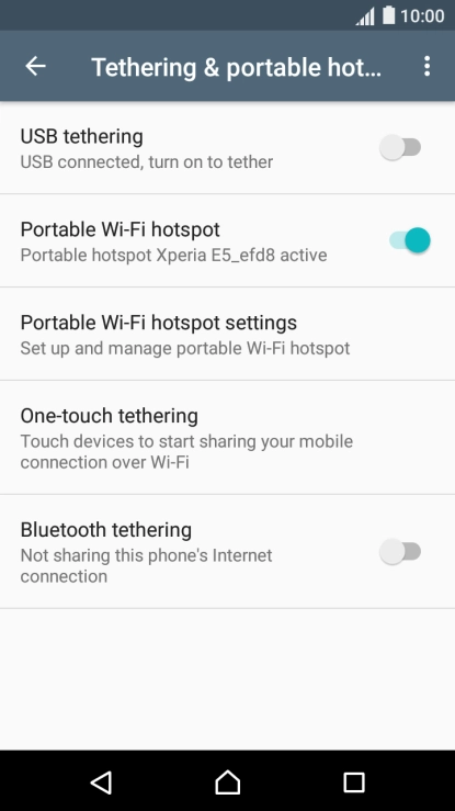 Press the Home key to return to the home screen.