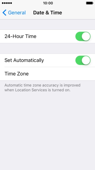 Press the Home key to return to the home screen.