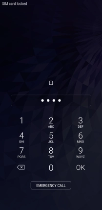If you're asked to key in your PIN, do so and press OK.