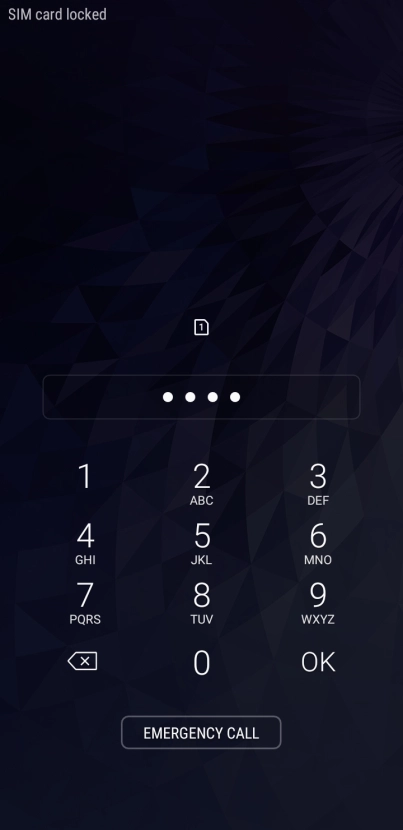 If you're asked to key in your PIN, do so and press OK.