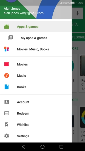 Press My apps & games.