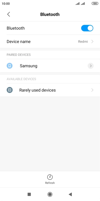 Press the Home key to return to the home screen.