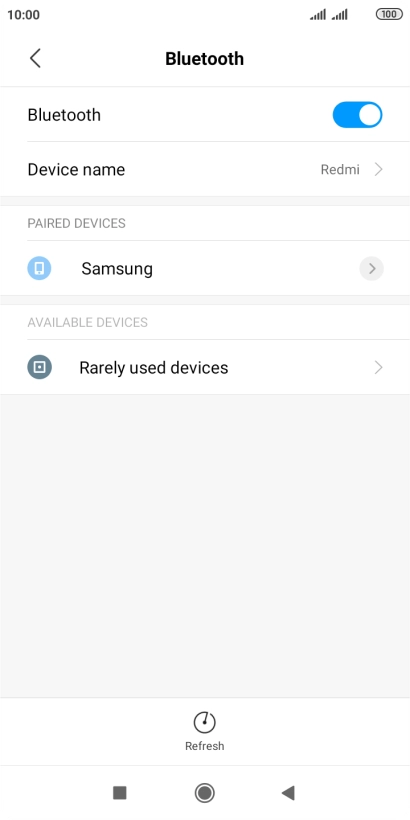 Press the Home key to return to the home screen.