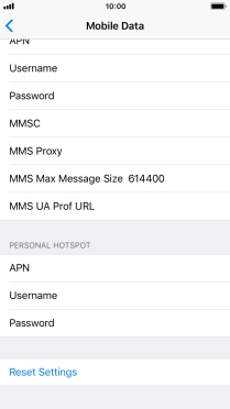 Press MMSC and key in http://www.vodafone.ie/mms.