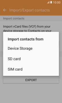Press SIM card.