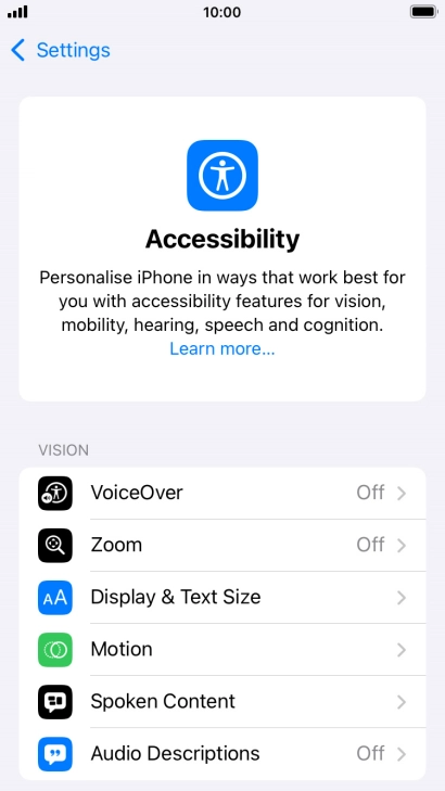 Press the required category below 