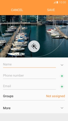 Press Name and key in the required name.