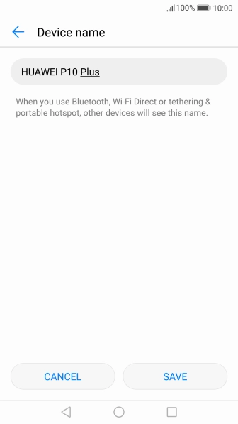 Key in the required Wi-Fi hotspot name and press SAVE.