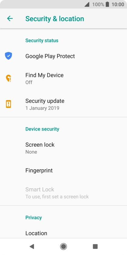 Press the Home key to return to the home screen.