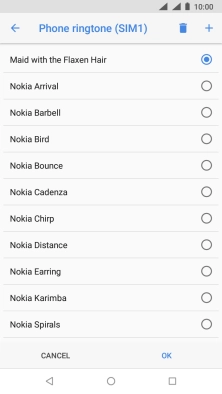 Press the required ring tones to hear them.