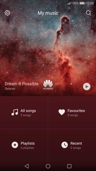 Press All songs.