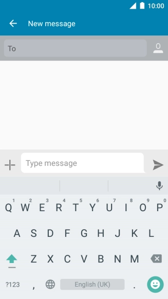 Open a new note, message or email message to bring up the keypad and your phone is ready for text input.
