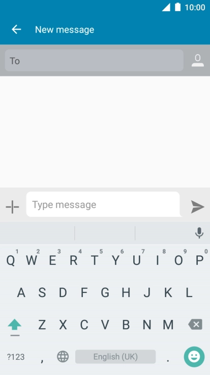 Open a new note, message or email message to bring up the keypad and your phone is ready for text input.