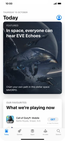 Press Search.
