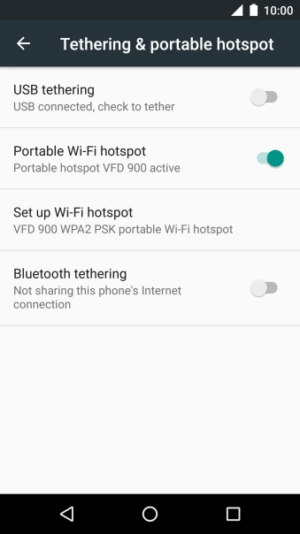 Press the Home key to return to the home screen.