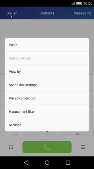 Press Settings.