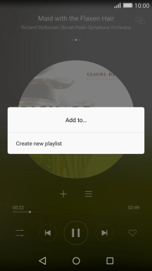 Press Create new playlist.