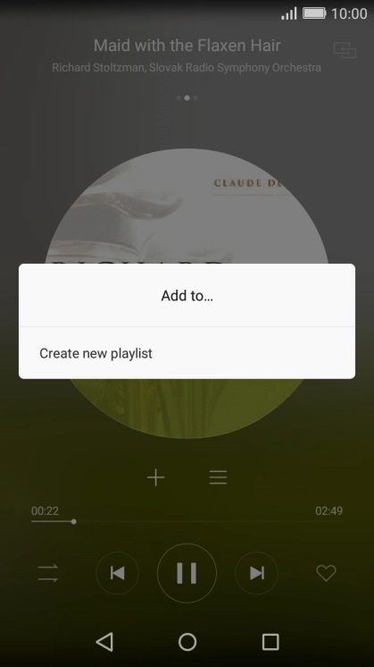 Press Create new playlist.