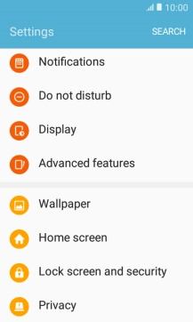 Press Lock screen and security.