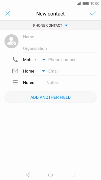 Press the address book drop down list.