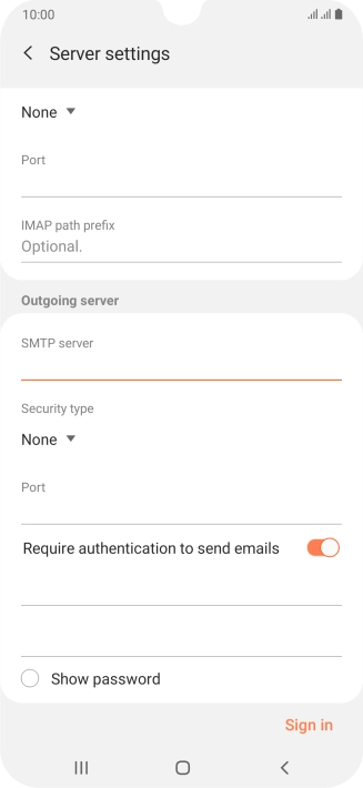 Press the drop down list below 