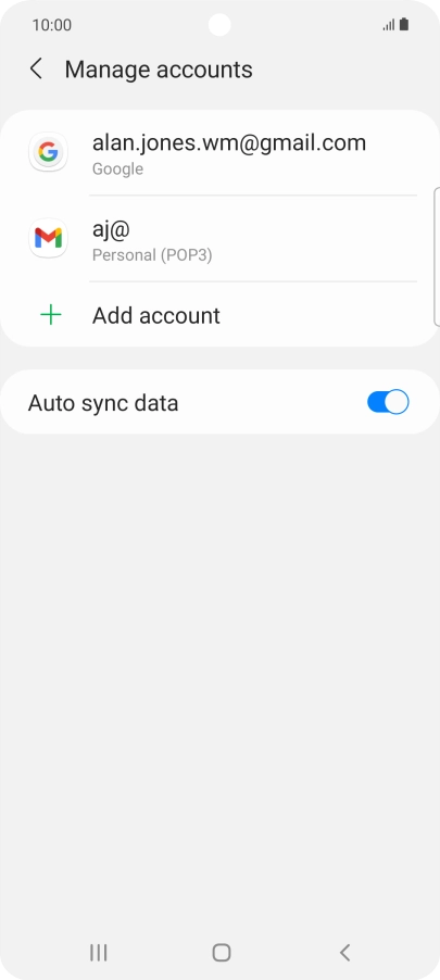 Press the Home key to return to the home screen.