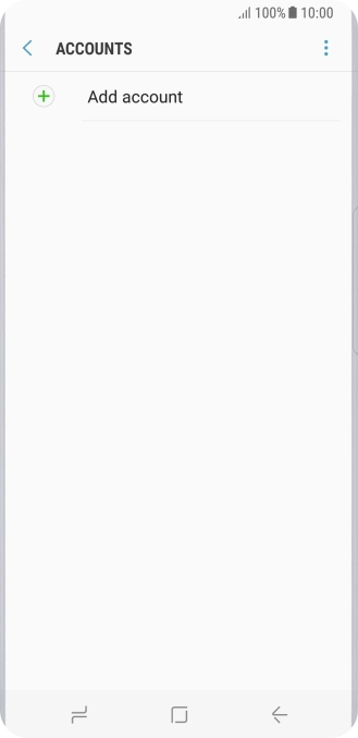 Press Add account.