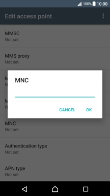 Key in 01 and press OK.