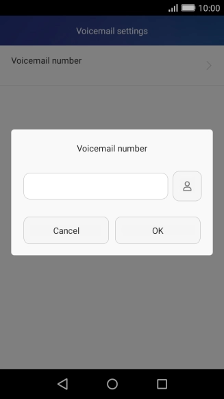 Key in (prefix) 5 (your phone number) and press OK.