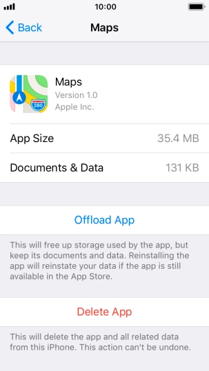 Press Offload App.