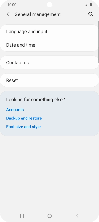 Press Reset.