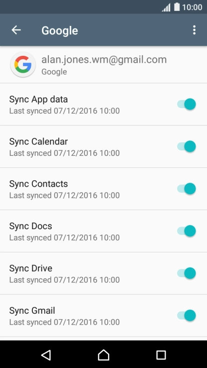 Press the Home key to return to the home screen.