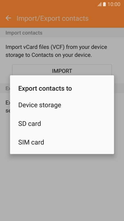 Press SIM card.