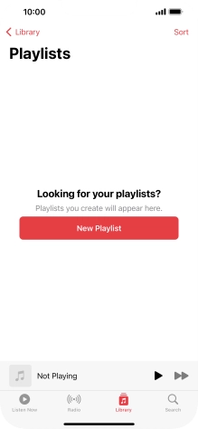 Press New Playlist.