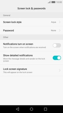 Press Password.