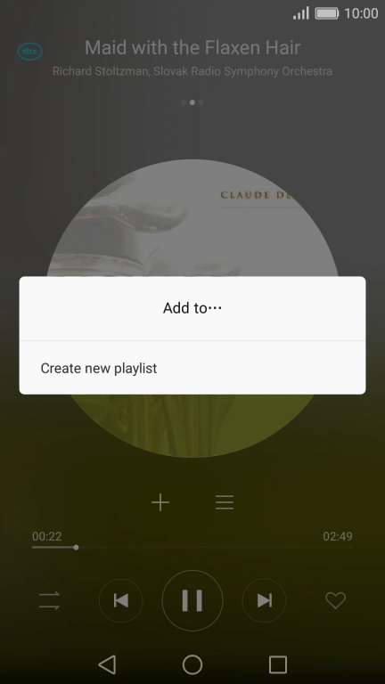 Press Create new playlist.