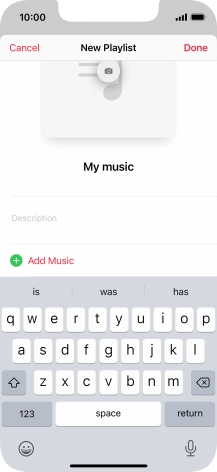 Press Add Music.