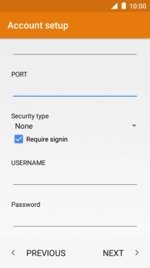 Press the drop down list below 