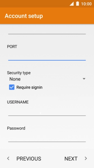 Press the drop down list below 