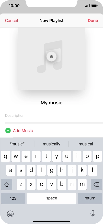 Press Add Music.